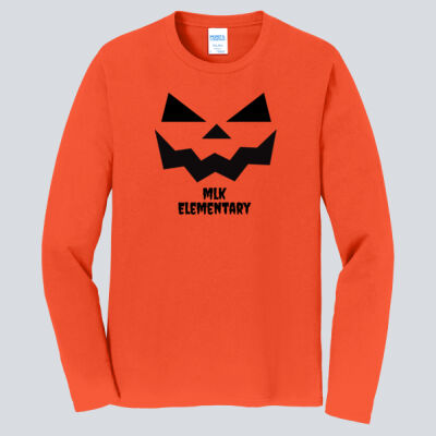 Adult Long Sleeve Shirt - Fall - Jacko Lantern Black Thumbnail