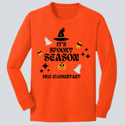 Youth Long Sleeve Shirt - Fall - Its Spooky Season Thumbnail