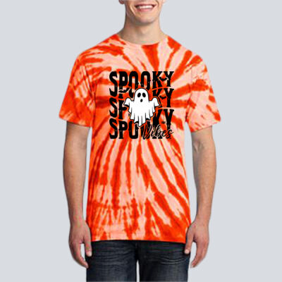Adult Tie-Dye T-Shirt - Fall - Spooky Vibes Thumbnail