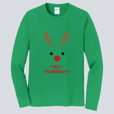 Adult Long Sleeve Shirt - Winter - Reindeer  Thumbnail
