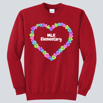 Adult Crewneck - Spring - Candy Hearts Thumbnail